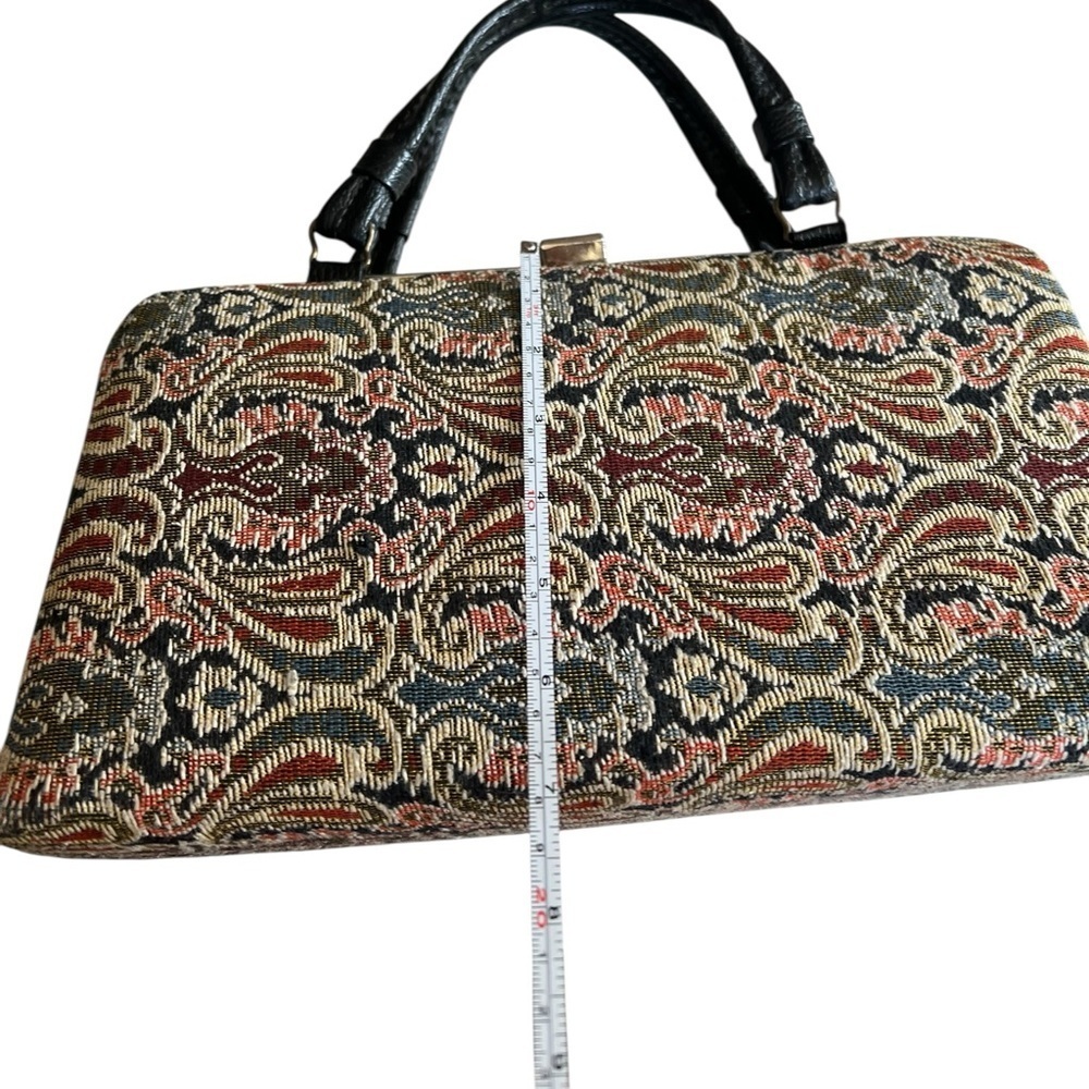Vintage Tapestry Handbag Purse Boho Grannycore Cottagecore - Picture 8 of 9